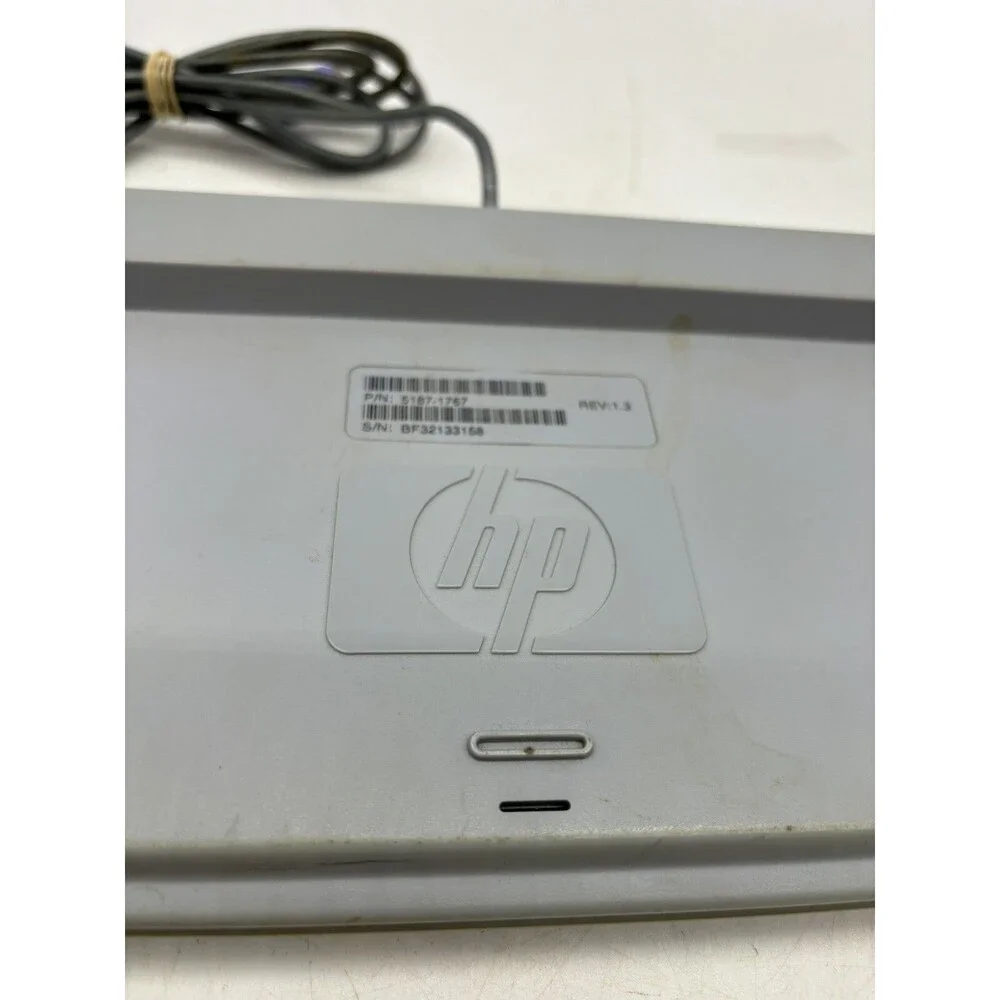 Vintage HP Hewlett Packard Model 5183 Keyboard Clicky Clack Multimedia 6 pin